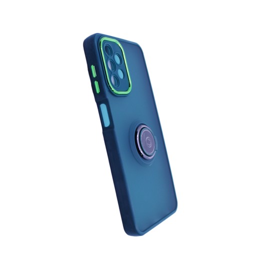 Case with Support Ring for Samsung Galaxy A13 5G Smoked Blue Case with Support Ring for Samsung Galaxy A13 5G Smoked Blue